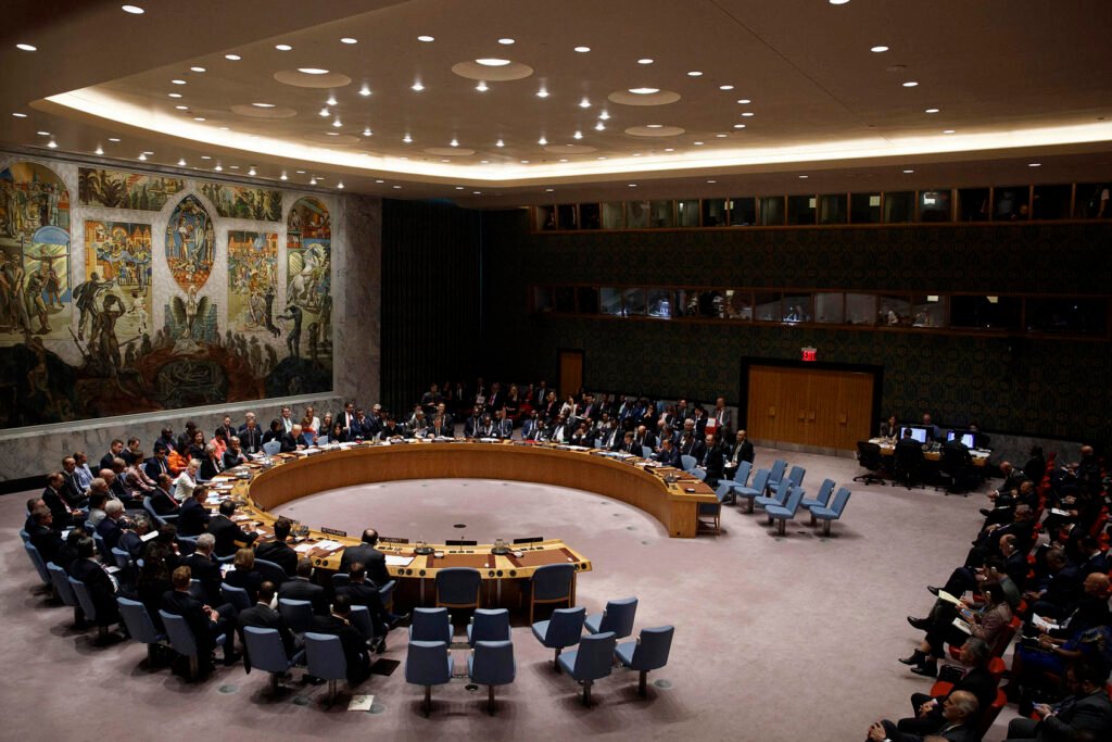 President Donald Trump leads a United Nations Security Council meeting at U.N. headquarters in New York on Wednesday, Sept. 26, 2018.