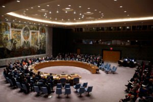 President Donald Trump leads a United Nations Security Council meeting at U.N. headquarters in New York on Wednesday, Sept. 26, 2018.